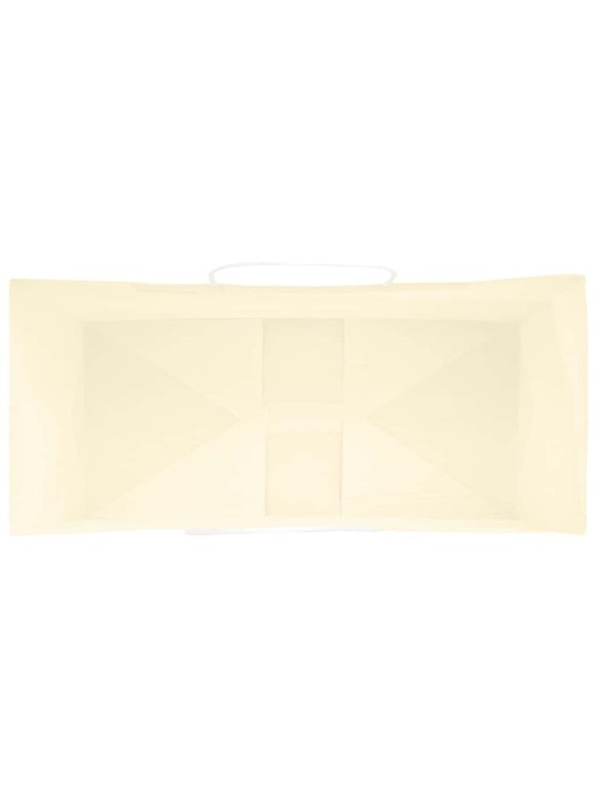 Papírové sáčky 250 ks s uchy žluté 26x12x35 cm