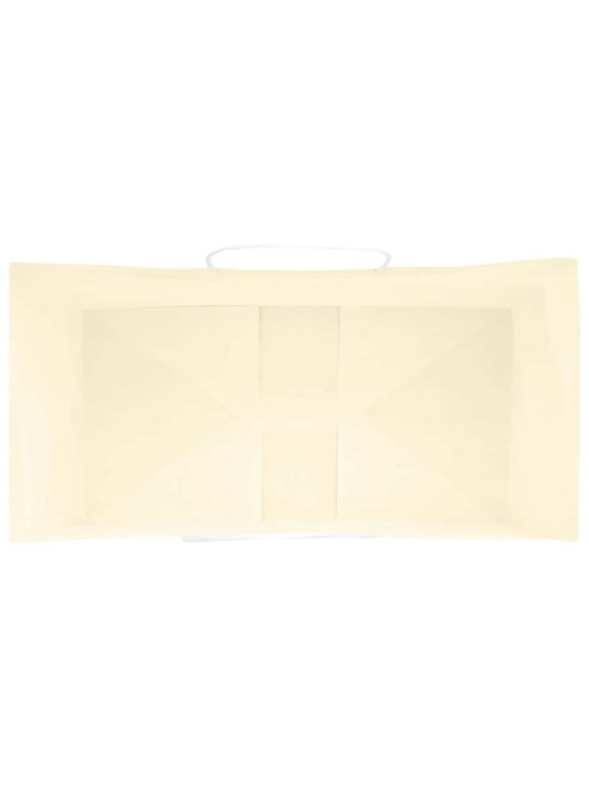 Papírové sáčky 250 ks s uchy žluté 32x17x25 cm