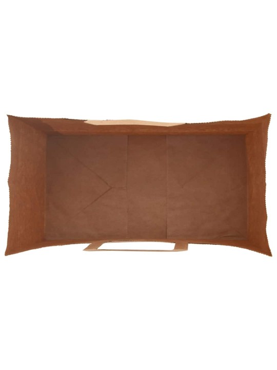 Papírové tašky 250 ks s uchy hnědé 32x17x44 cm