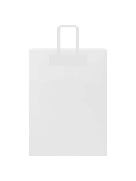 Papírové tašky 250 ks s uchy bílé 32x17x44 cm