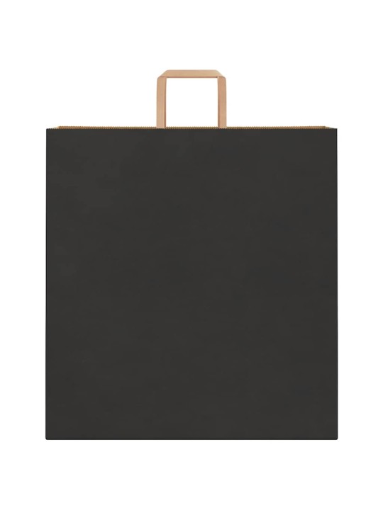Papírové sáčky 250 ks s uchy černé 45x17x48 cm
