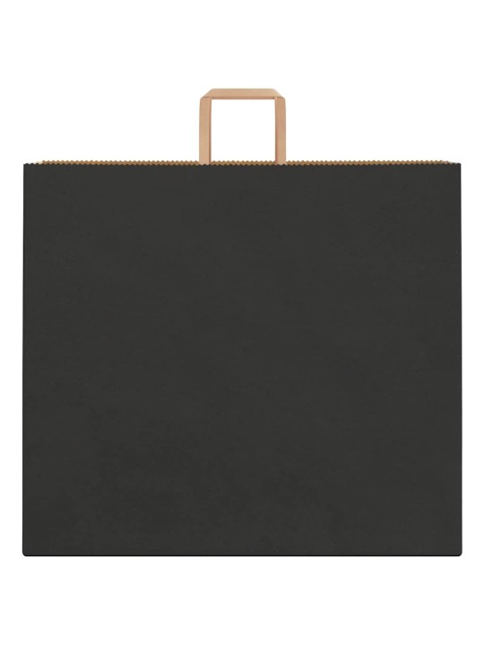 Papírové sáčky 250 ks s uchy černé 54x15x49 cm