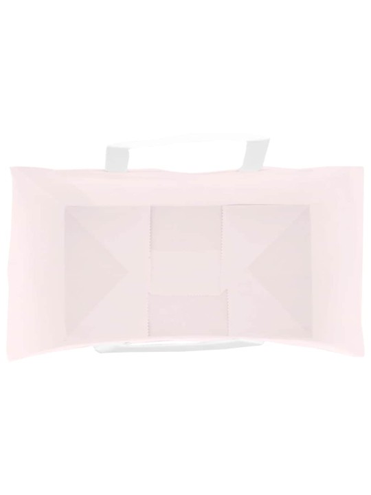 Papírové sáčky 50 ks s uchy růžové 15x8x21 cm