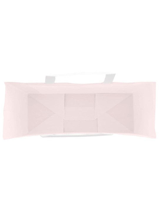Papírové sáčky 250 ks s uchy růžové 32x12x42 cm