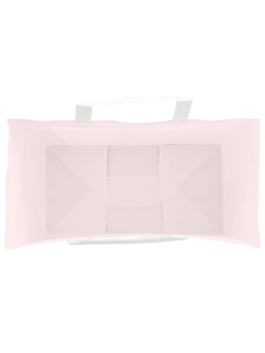 Papírové sáčky 250 ks s uchy růžové 32x17x25 cm