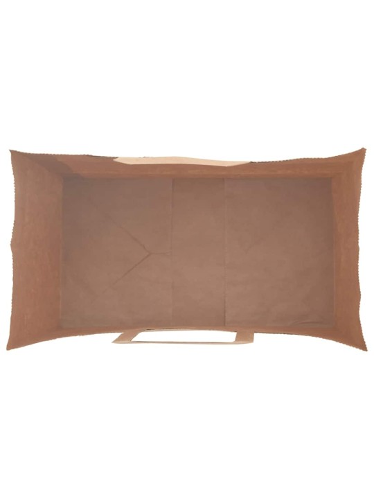 Papírové tašky 50 ks s uchy modrá 15x8x21 cm