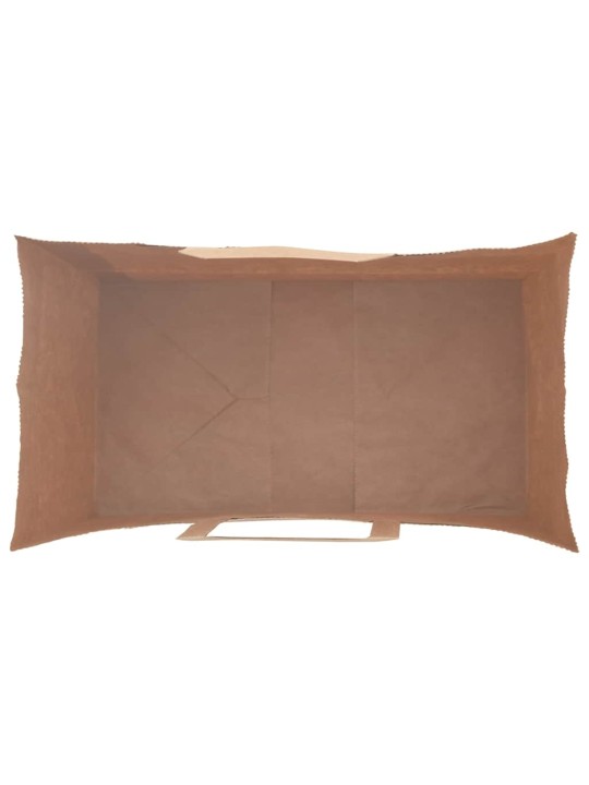 Papírové tašky 250 ks s uchy modrá 15x8x21 cm