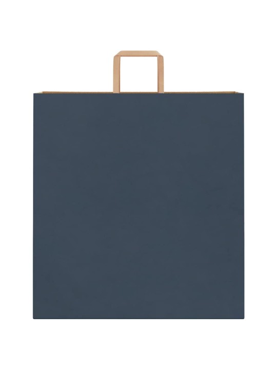Papírové tašky 250 ks s uchy modrá 45x17x48 cm