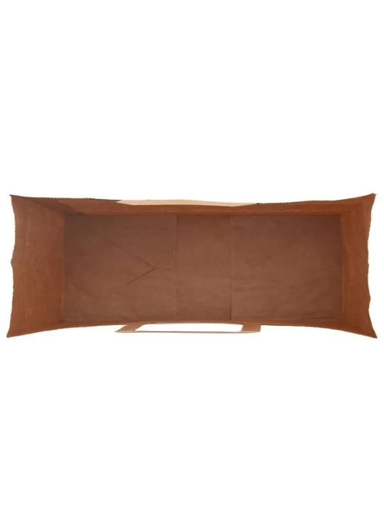 Papírové tašky 250 ks s uchy modrá 45x17x48 cm