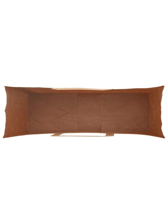 Papírové tašky 250 ks s uchy modrá 54x15x49 cm