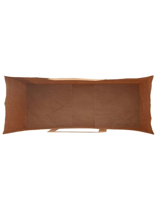 Papírové tašky 50 ks s uchy zelené 32x12x42 cm