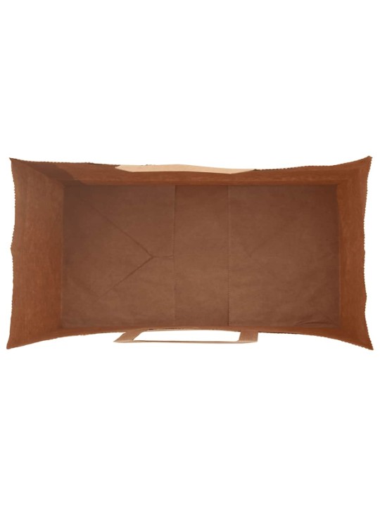 Papírové tašky 250 ks s uchy zelené 32x17x25 cm