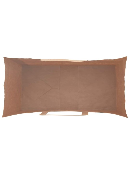 Papírové tašky 50 ks s uchy červené 26x12x35 cm
