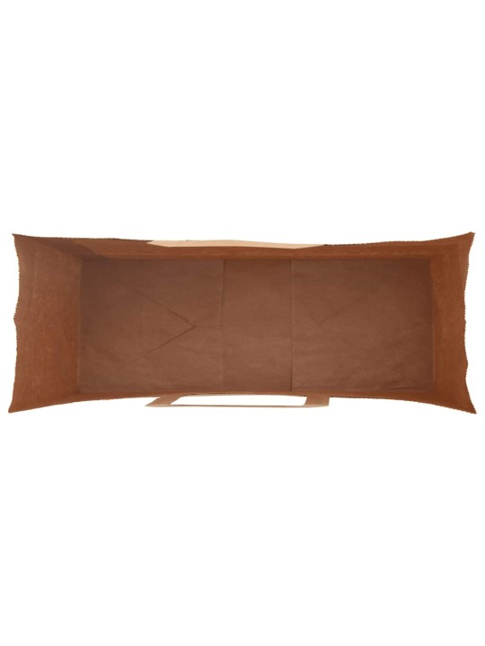 Papírové tašky 50 ks s uchy červené 32x12x42 cm