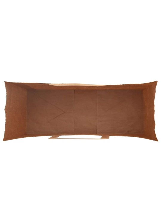 Papírové tašky 50 ks s uchy červené 45x17x48 cm