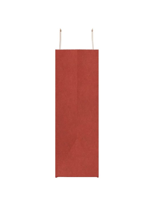 Papírové tašky 250 ks s uchy červené 54x15x49 cm