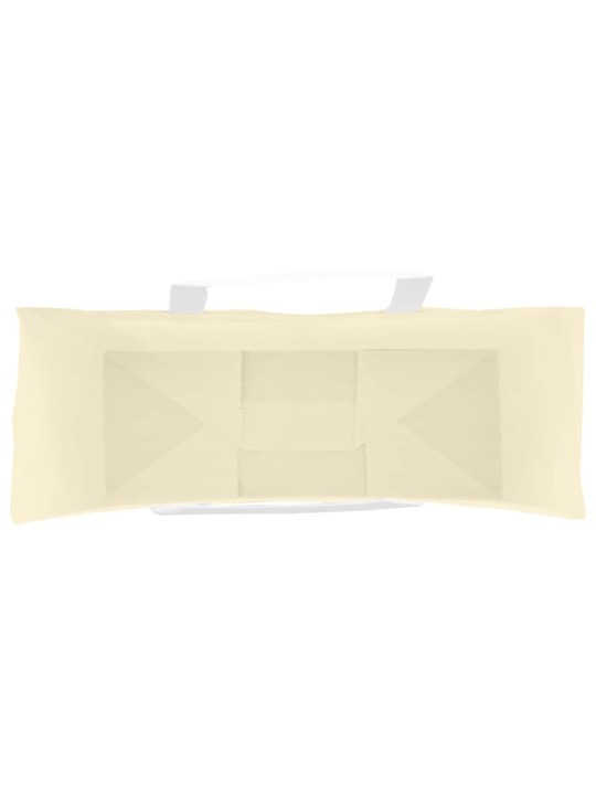 Papírové tašky 50 ks s uchy žluté 32x12x42 cm