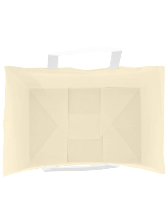 Papírové tašky 50 ks s uchy žluté 32x22x24 cm