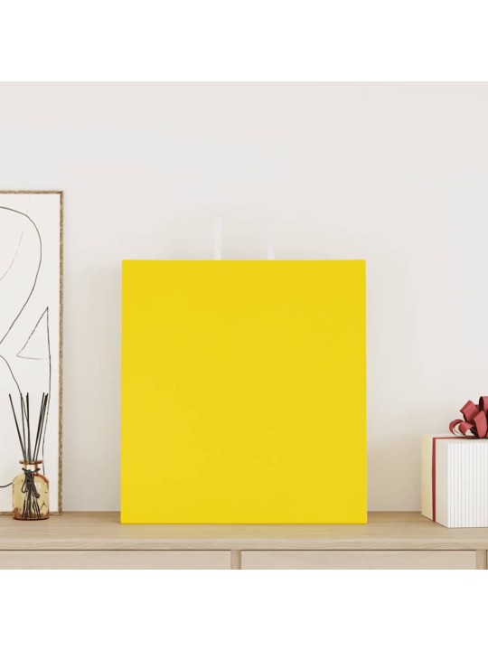 Papírové tašky 50 ks s uchy žlutá 45x17x48 cm