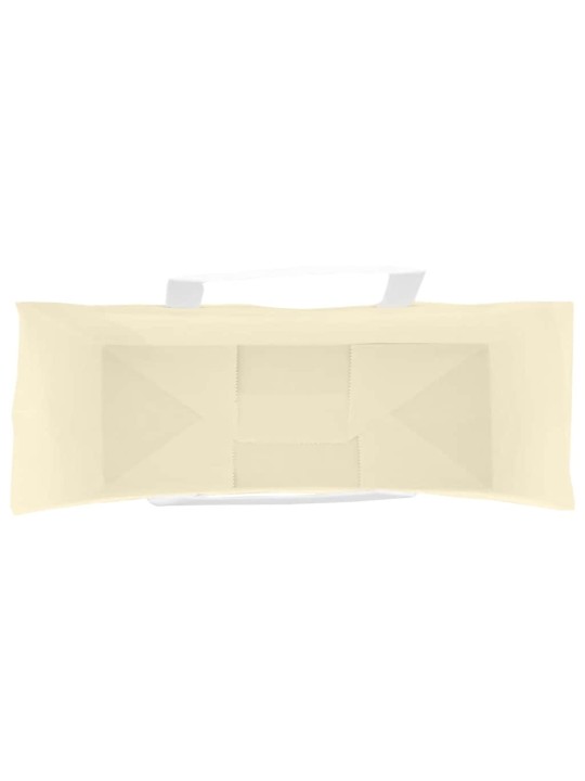 Papírové sáčky 250 ks s uchy žluté 32x12x42 cm