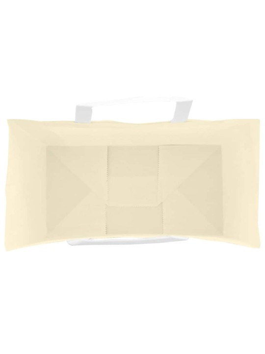 Papírové sáčky 250 ks s uchy žluté 32x17x25 cm