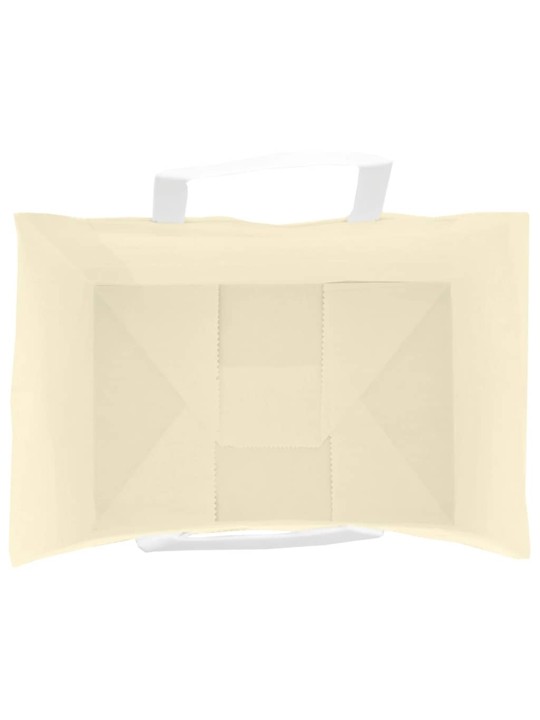 Papírové sáčky 250 ks s uchy žluté 32x22x24 cm