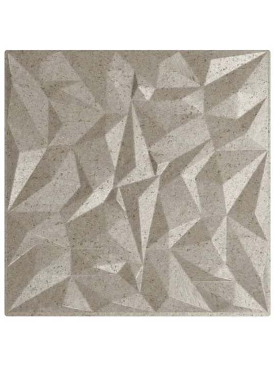 Nástěnné panely 12 ks betonové 50 x 50 cm xps 3 m² ametyst