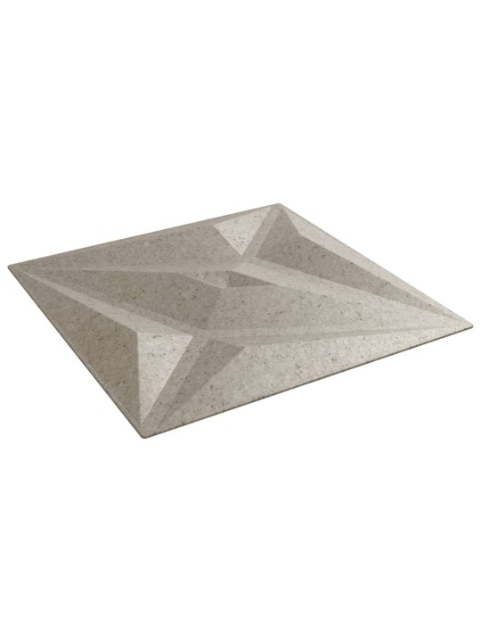 Nástěnné panely 48 ks betonové 50 x 50 cm xps 12 m² hvězda