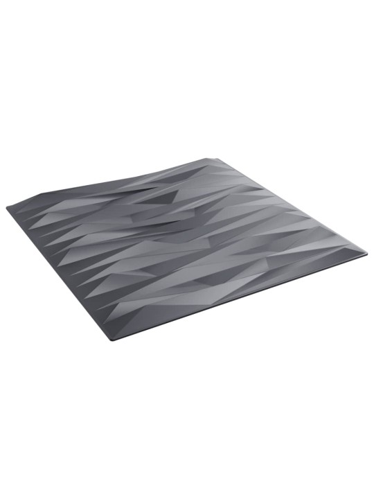 Nástěnné panely 48 ks šedé 50 x 50 cm XPS 12 m² kámen