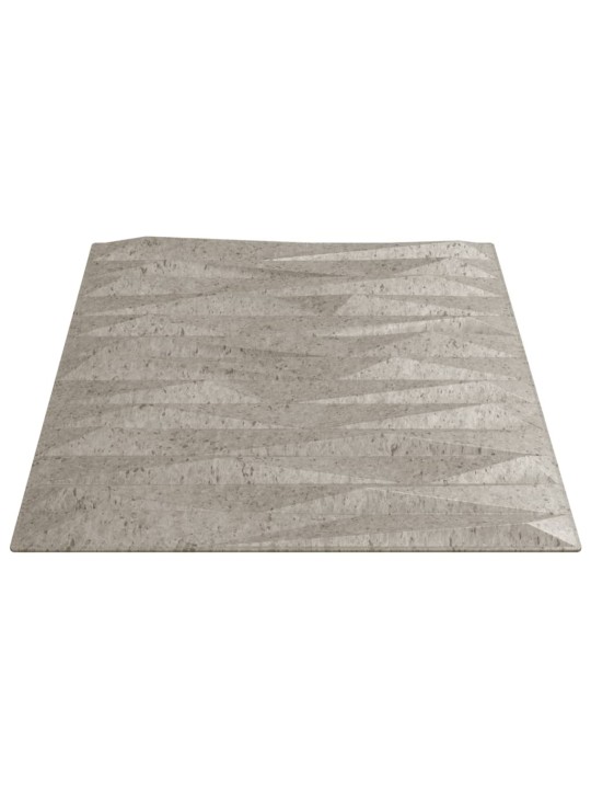 Nástěnné panely 12 ks betonové 50 x 50 cm xps 3 m² kámen