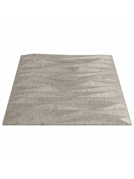 Nástěnné panely 24 ks betonové 50 x 50 cm xps 6 m² kámen