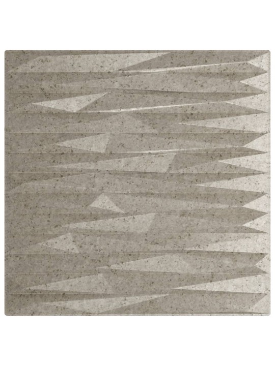 Nástěnné panely 12 ks betonové 50 x 50 cm xps 12 m² kámen