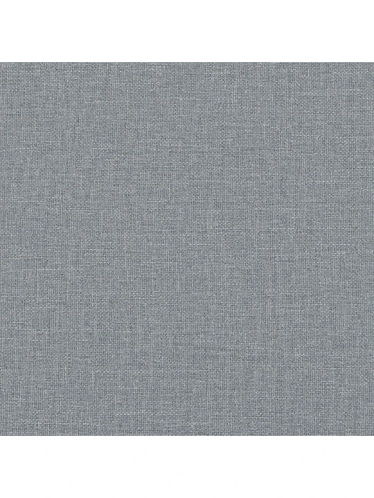 Houpací křeslo s podnožkou světle šedé textil