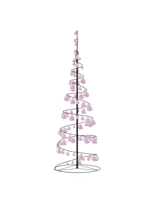 Led vánoční stromek s ozdobami 100 teple bílých led 150 cm