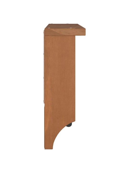 Nástěnný věšák na kabáty sandnes 45x12x35 cm borovicový masiv