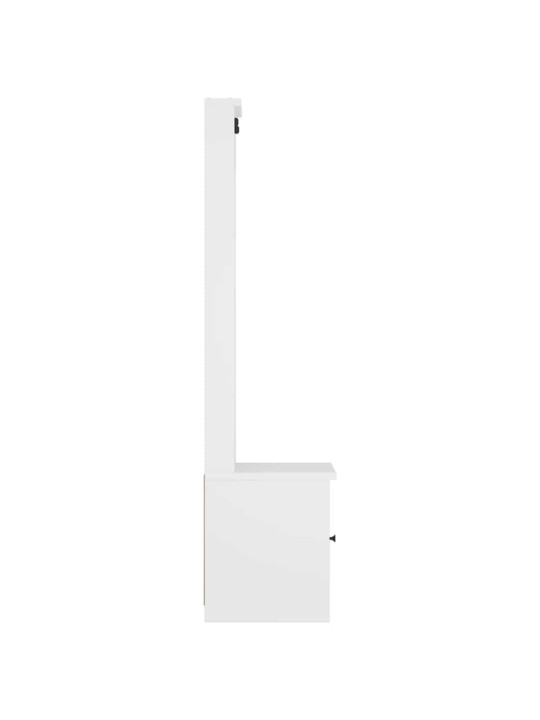 Předsíňový strom sandens bílá 45x40x159,5 cm borovicový masiv