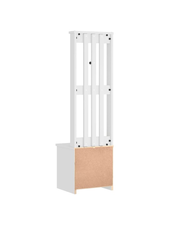 Předsíňový strom sandens bílá 45x40x159,5 cm borovicový masiv