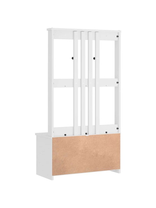 Předsíňový strom sandens bílá 87x40x159,5cm borovicový masiv