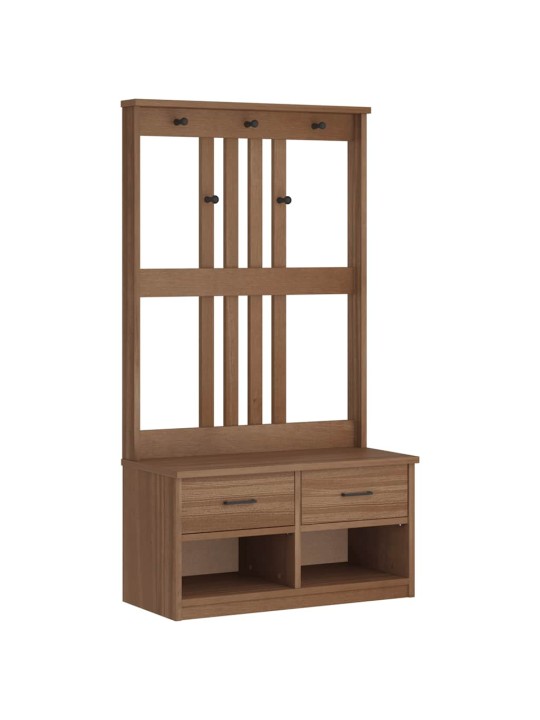 Předsíňový strom sandens 87x40x159,5cm borovicový masiv