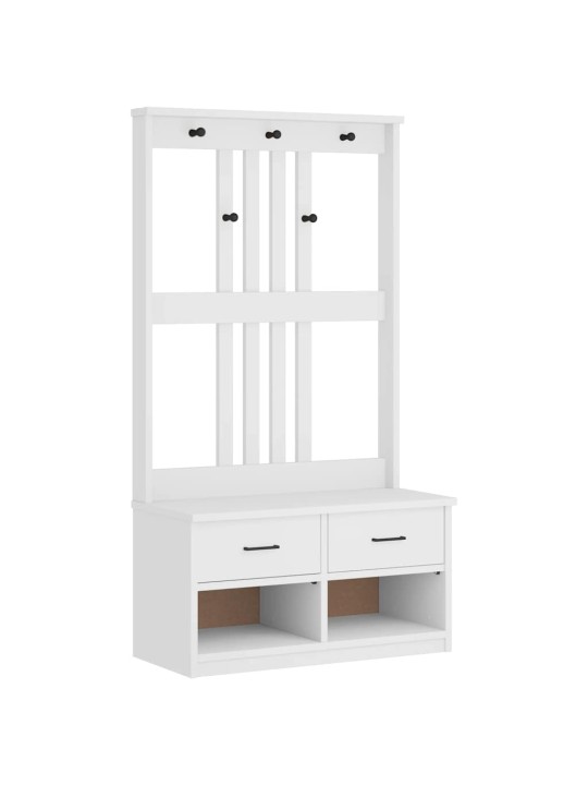 Předsíňový strom sandens bílá 87x40x159,5cm borovicový masiv