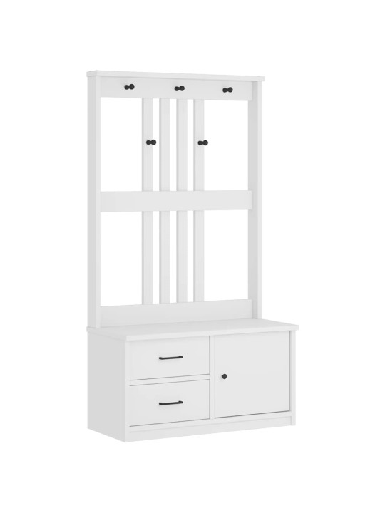 Předsíňový strom sandens bílá 87x40x159,5cm borovicový masiv