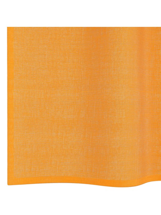 Voálové záclony s průchodkami 2 ks oranžová 140x175 cm