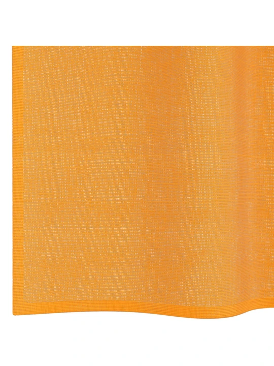 Voálové záclony s průchodkami 2 ks oranžová 140x225 cm