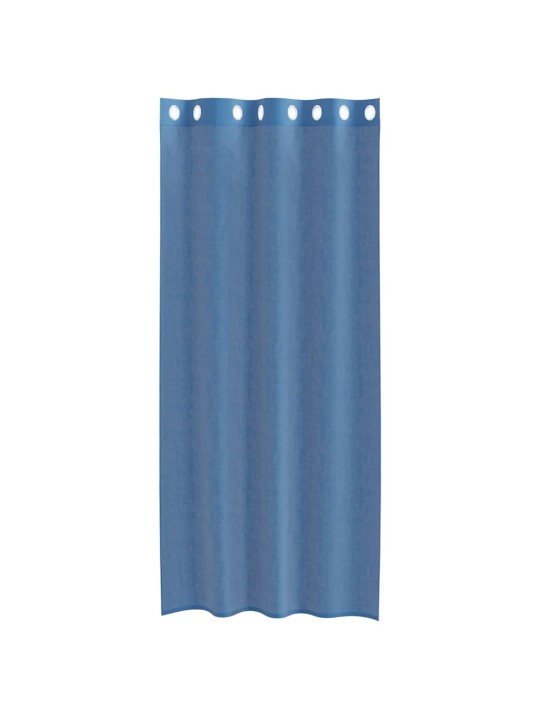 Voálové záclony s průchodkami 2 ks royal blue