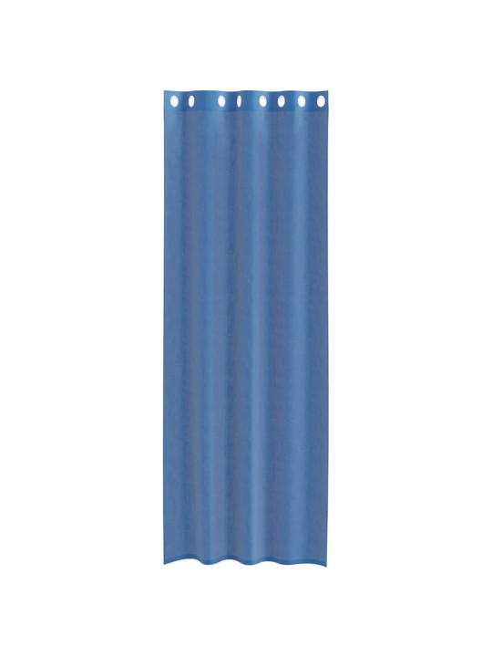 Voálové záclony s průchodkami 2 ks royal blue