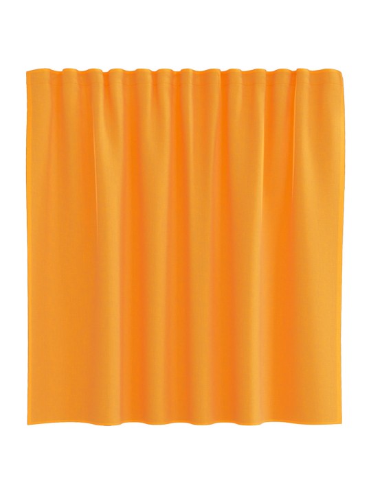 Voálové záclony s poutky 2 ks oranžová 140x140 cm