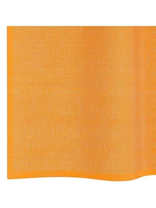 Voálové záclony s poutky 2 ks oranžová 140x140 cm