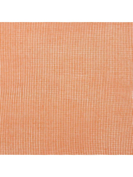 Voálové závěsy s poutky 2 ks terakotová 140x140 cm