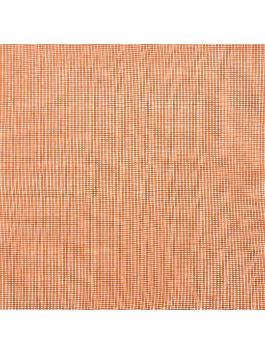 Voálové závěsy s poutky 2 ks terakota 140x245 cm