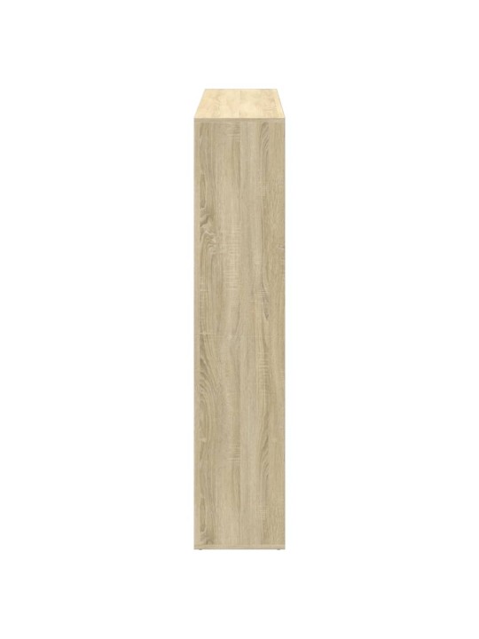 Knihovna dub sonoma 137,5 x 29 x 137,5 cm kompozitní dřevo